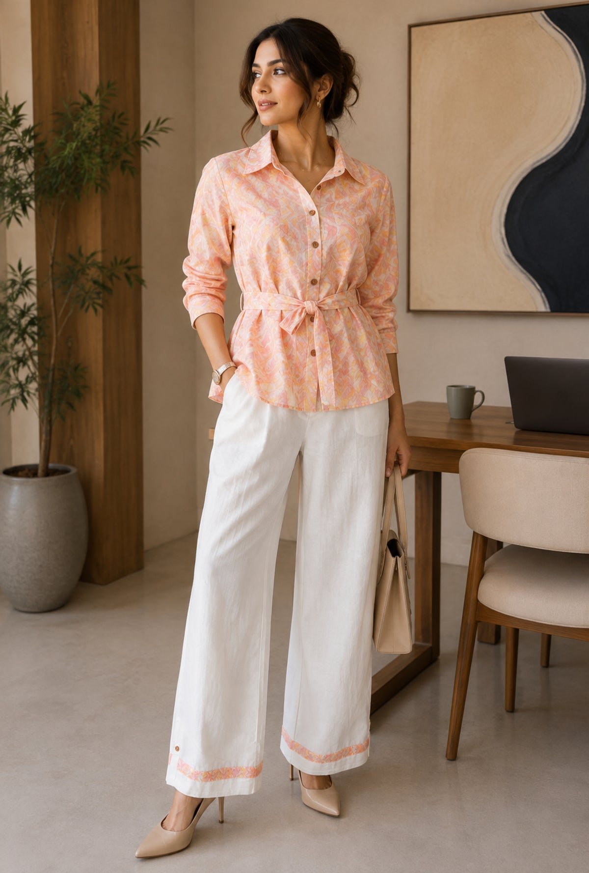 Collared Shirt Co-ord Set