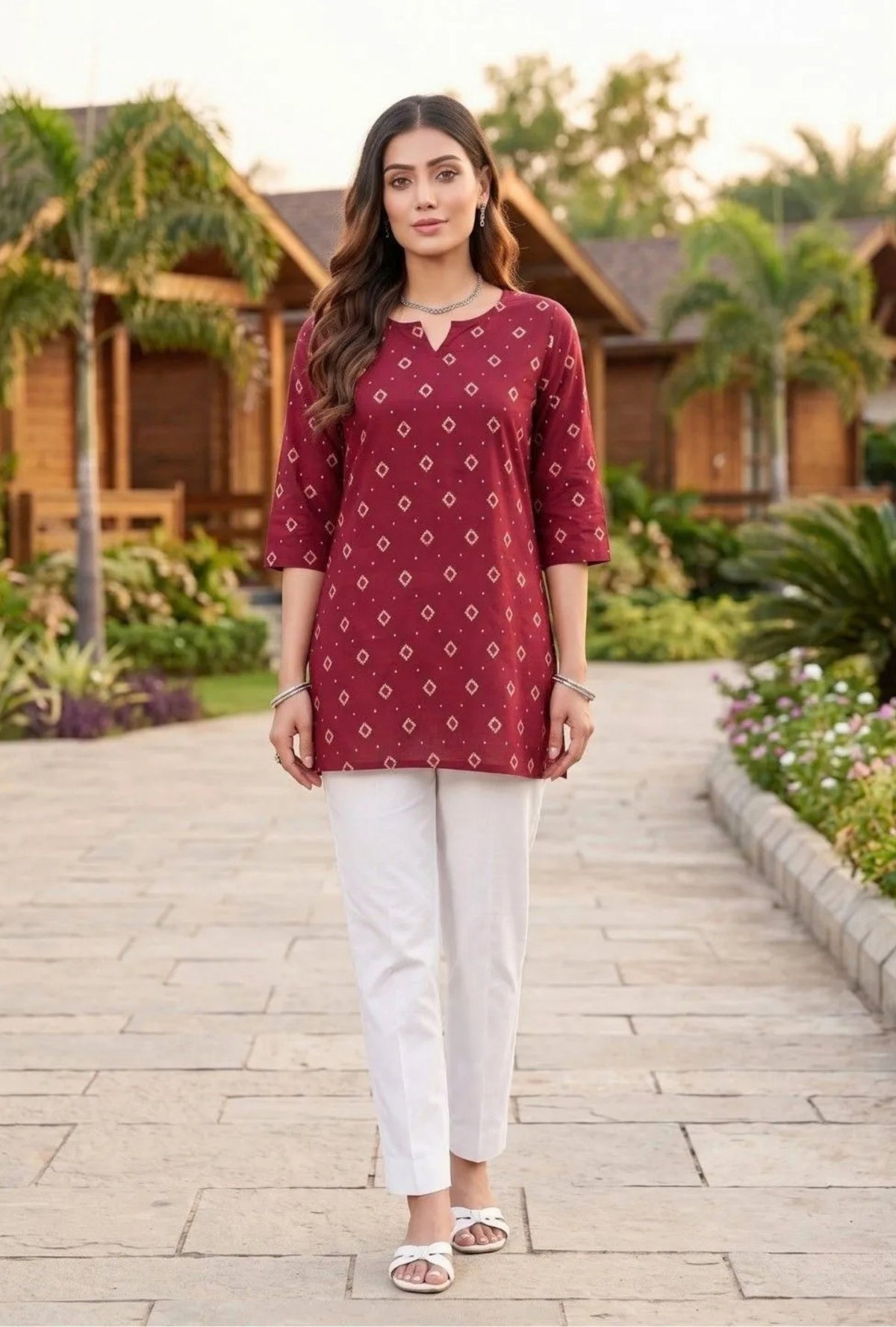Meher Printed Short Kurti