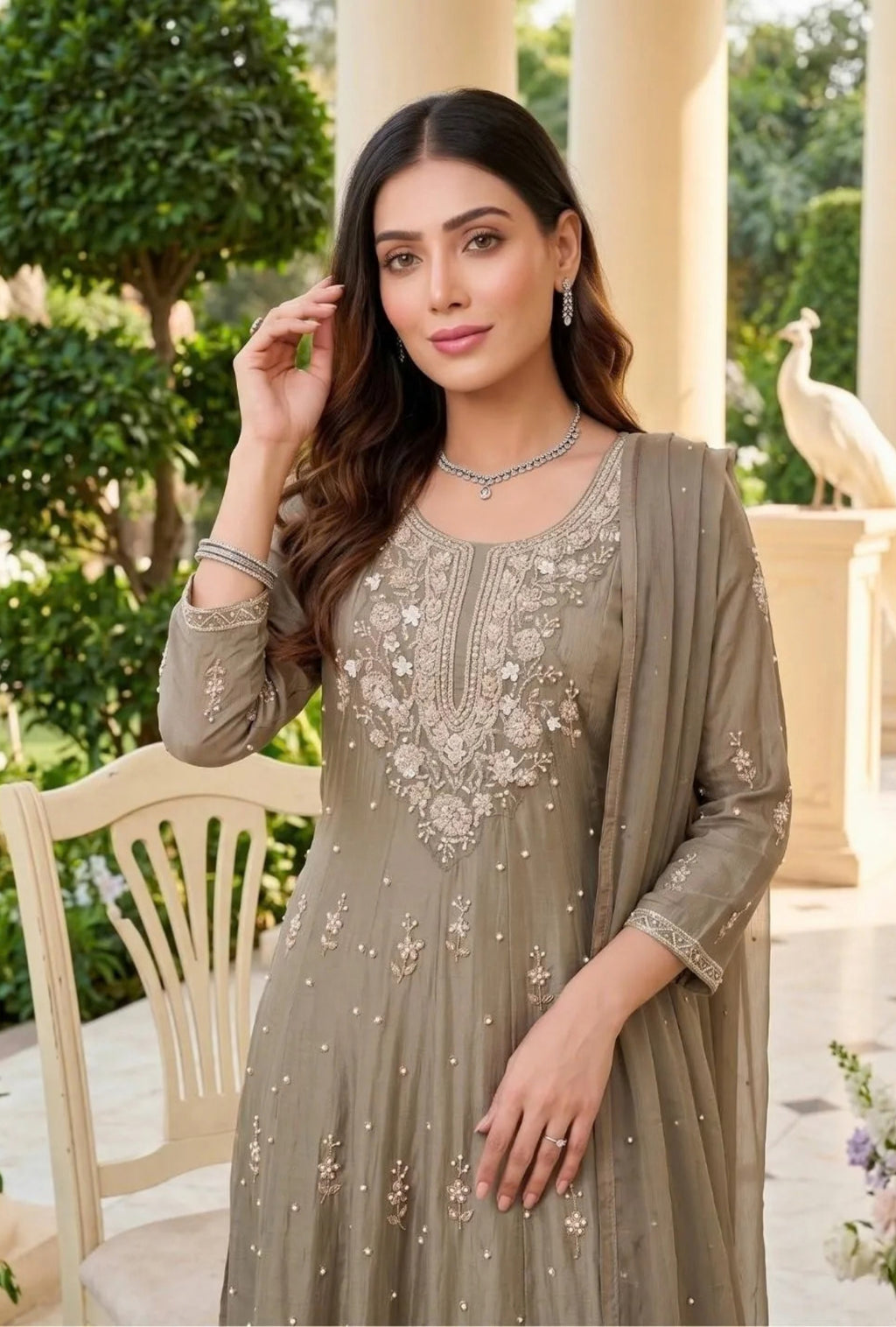 Royal Anarkali Suit with Dupatta