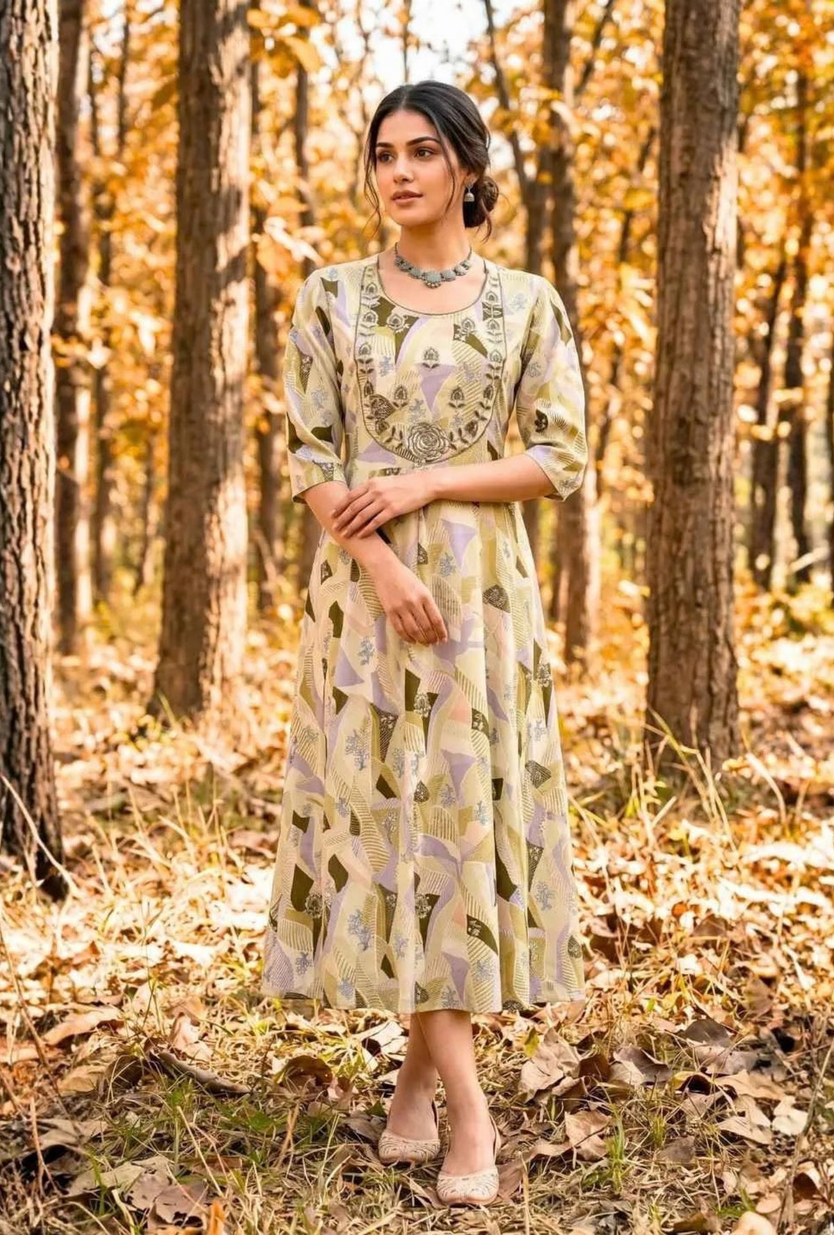 Sage Blossom Dream Dress