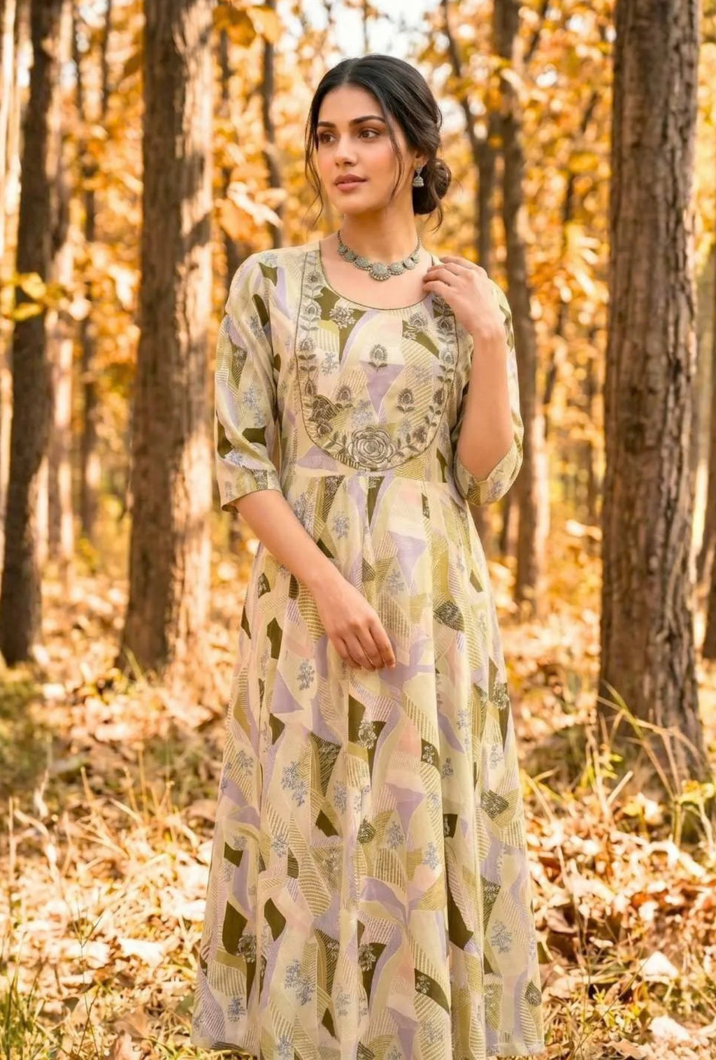 Sage Blossom Dream Dress