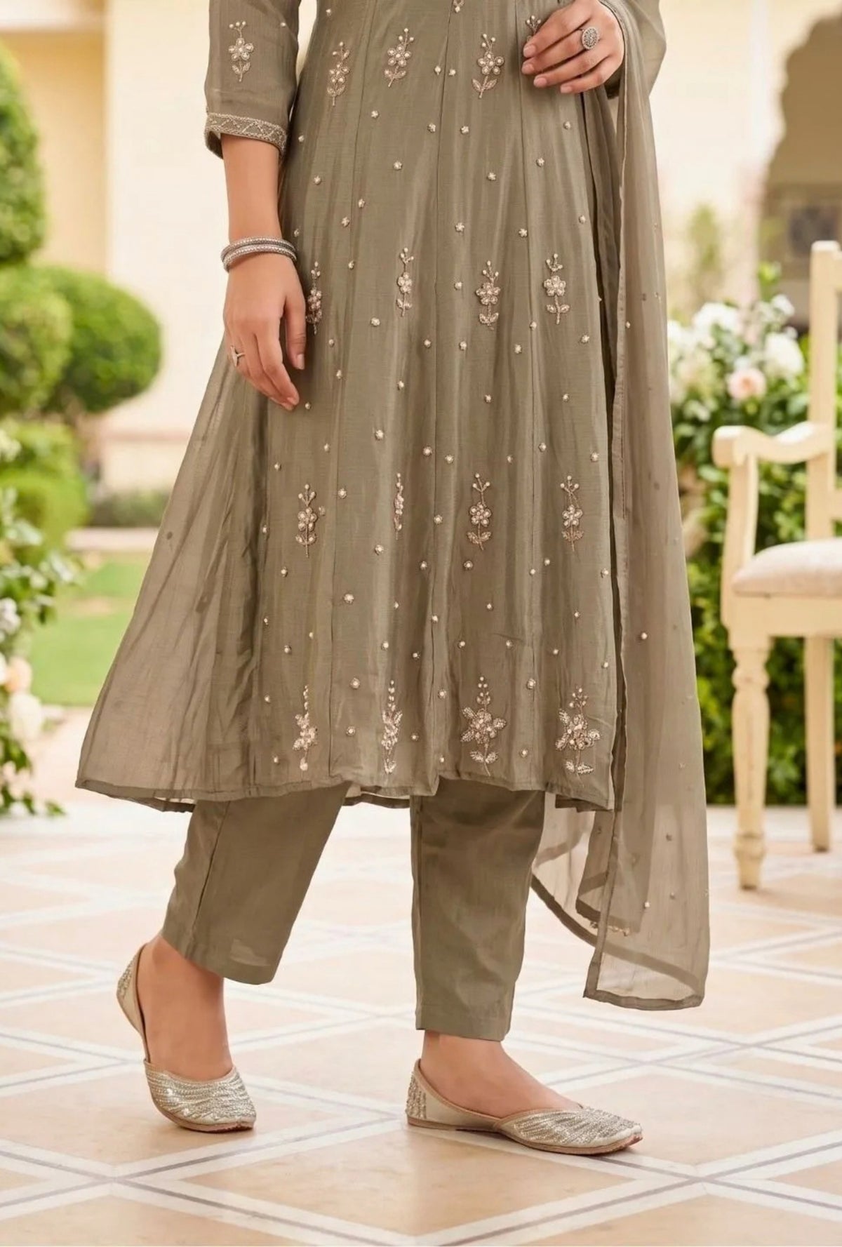 Royal Anarkali Suit with Dupatta