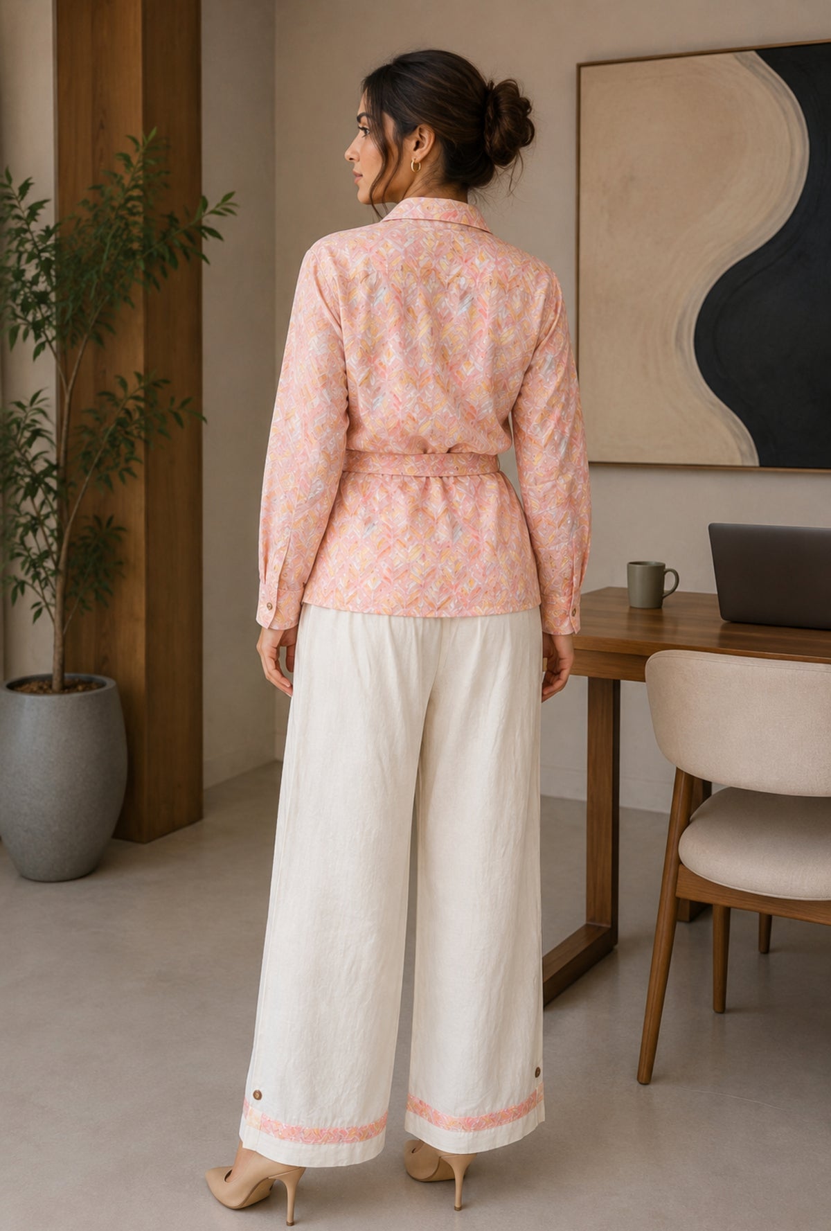 Collared Shirt Co-ord Set