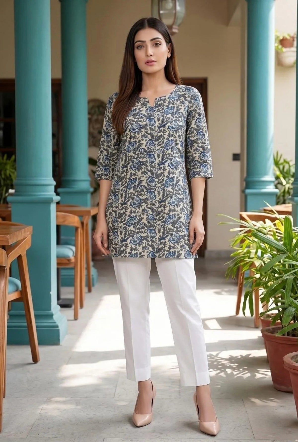 Bloom Edit Short Kurti