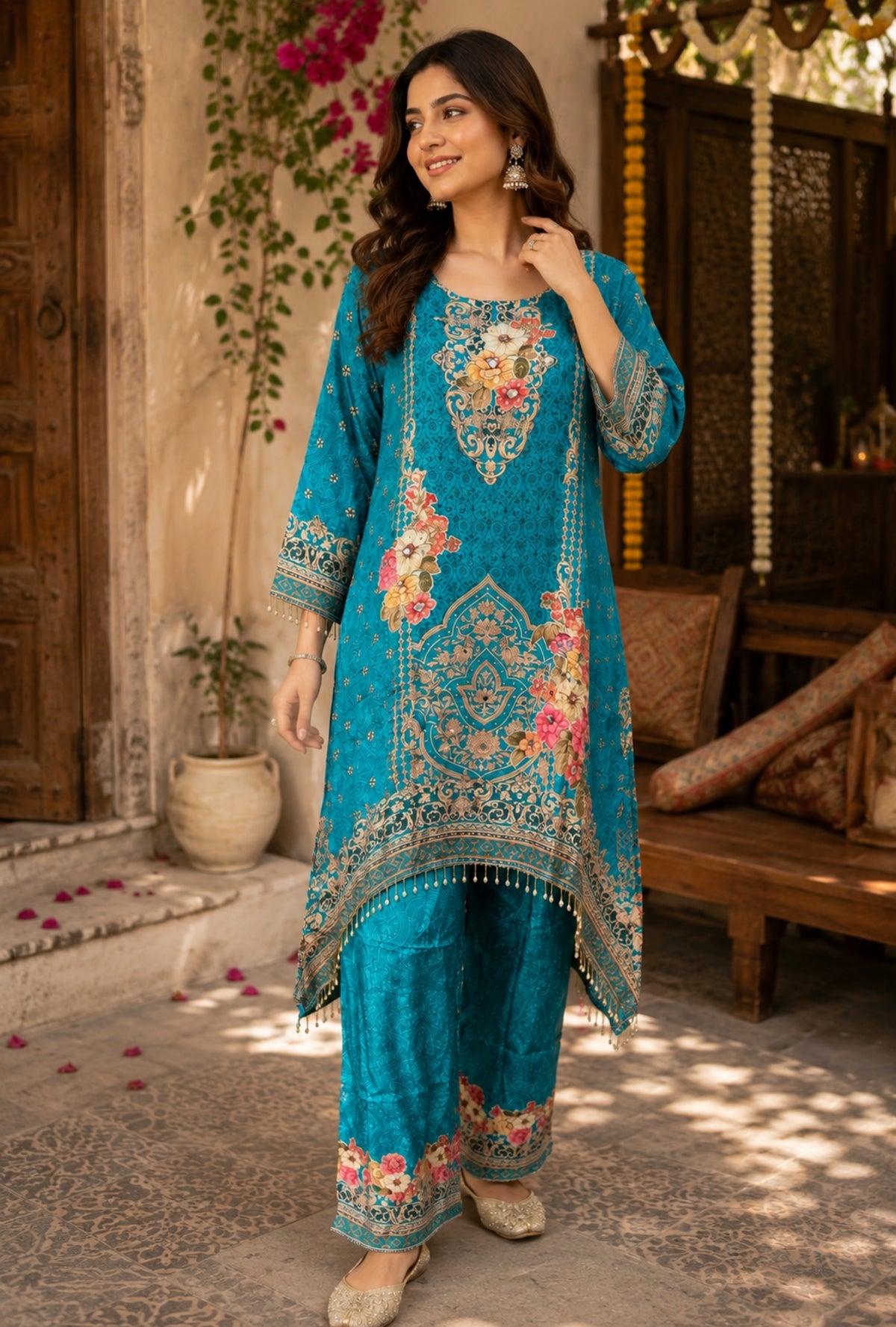 Festive Bloom Co-ord Set