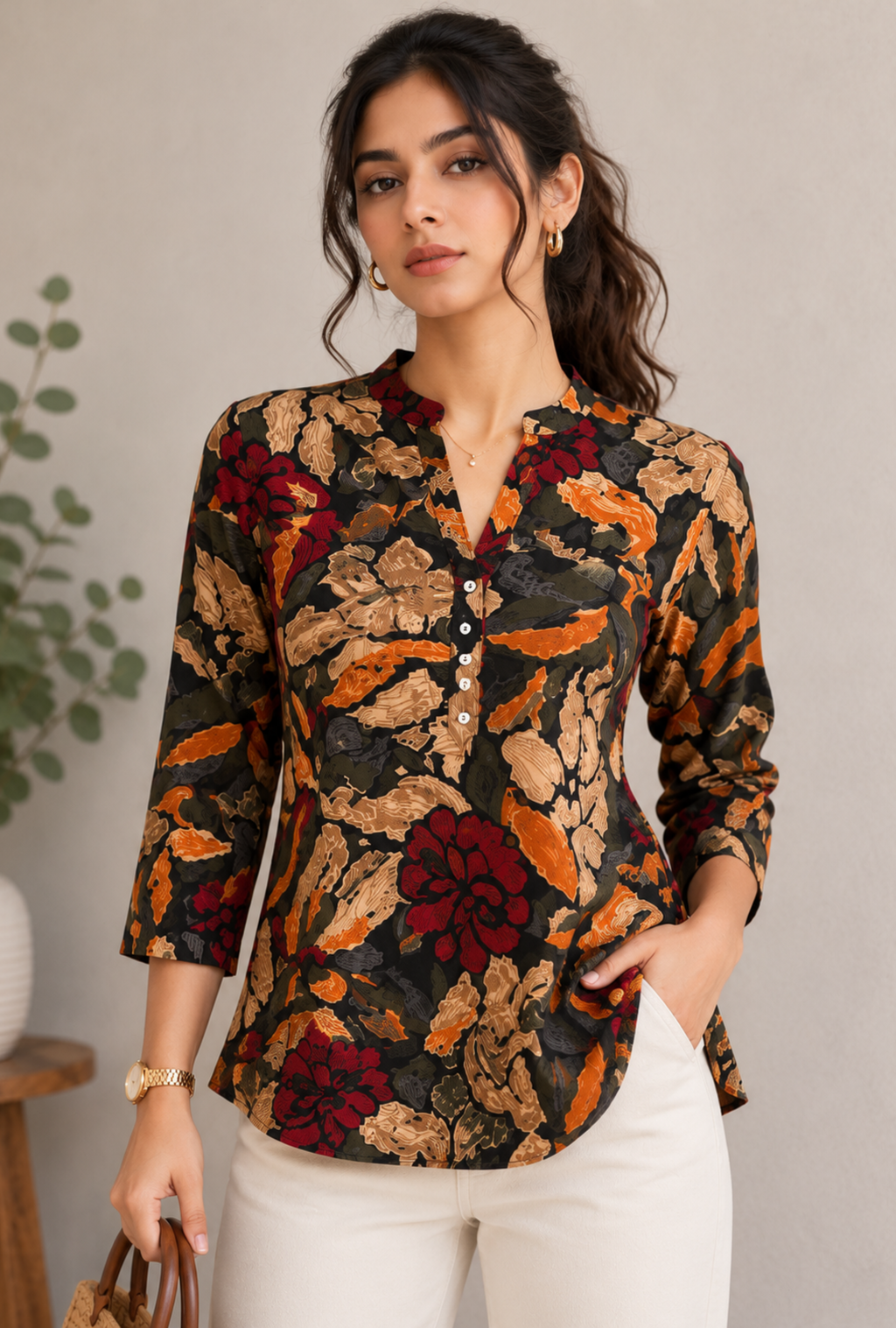 Autumn Bloom Top